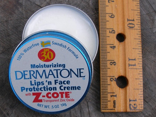 SUNSCREEN. Dermatone Z-Cote 30 SPF in a tin. Reef-safe.